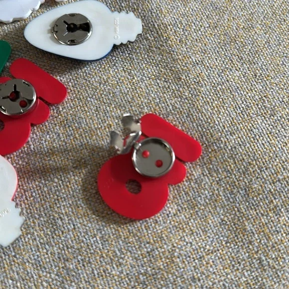 🎄VINTAGE HALLMARK CHRISTMAS BUTTON COVER BUNDLE - Stocking Stuffer - Picture 7 of 15